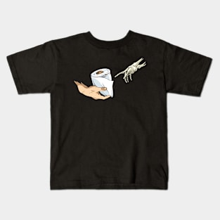 CREATION OF ADAM TOILET PAPER Kids T-Shirt